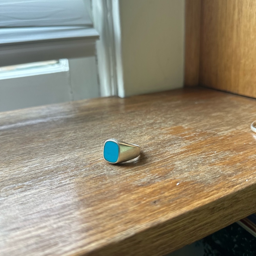 Silver Ring with Turquoise Stone